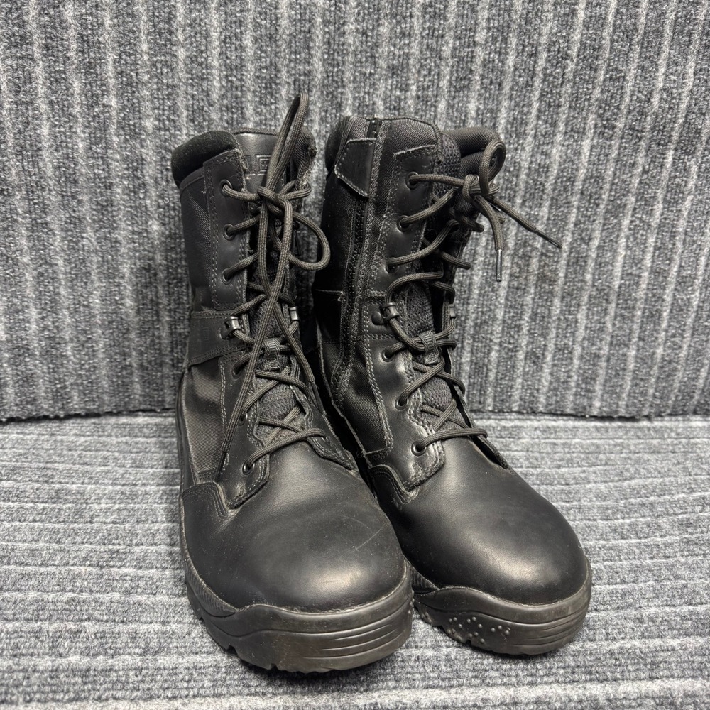 5.11 Tactical ATAC 2.0 8 Inch Boots 11.5 Black Excellent Side Zip Duty 12391
